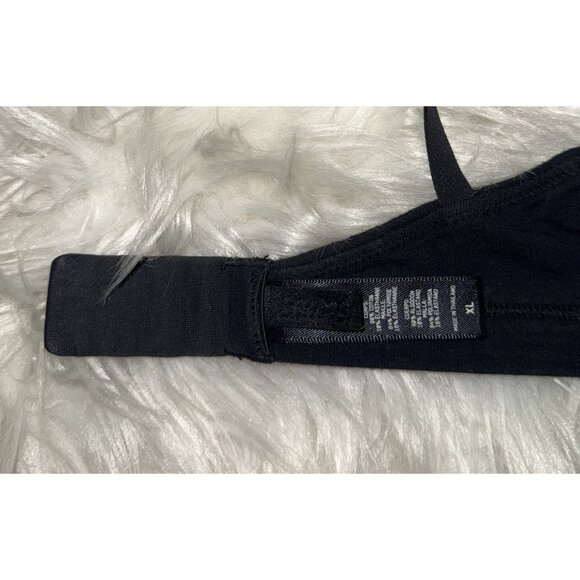 SKIMS Cotton Jersey Triangle Bra Bralette Wire Free Womens XL XLarge Black - Picture 6 of 6